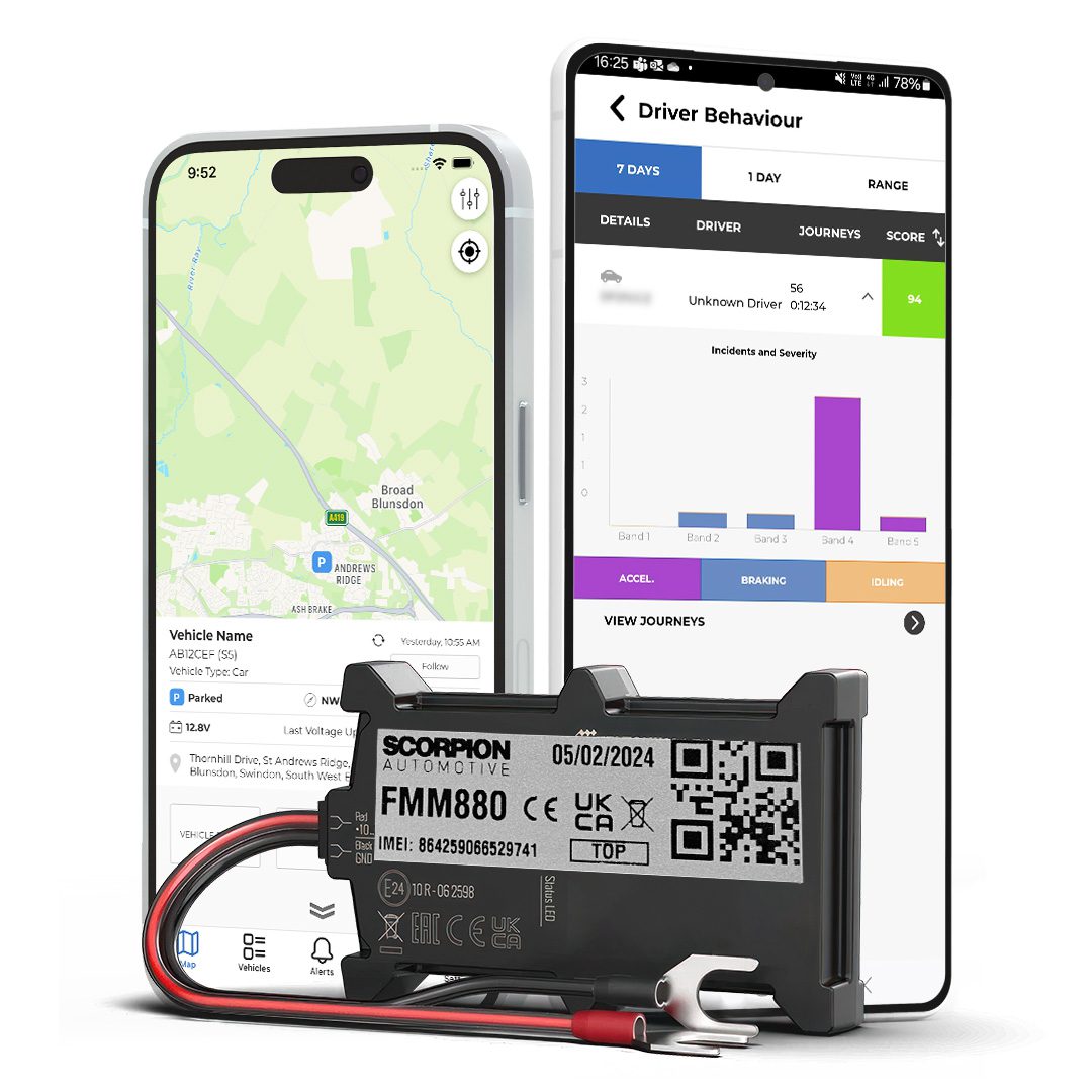 ScorpionTrack 4G 2-Wire Self-Install Tracker